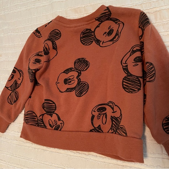 Mickey Mouse Boys Sweatshirt - Brown 2T - Picture 3 of 3